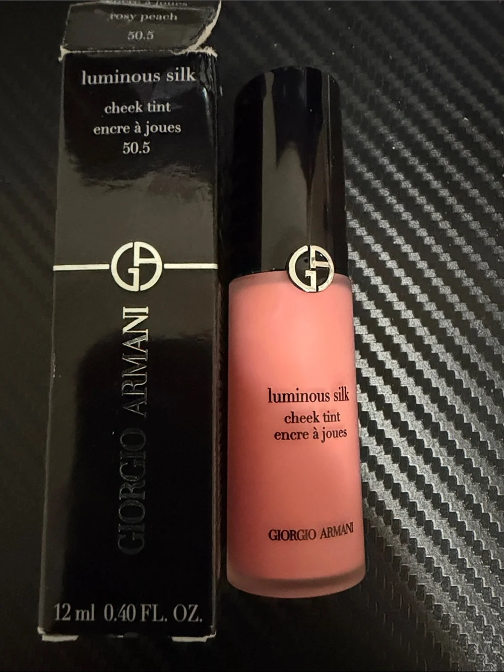 Giorgio Armani Luminous Silk Cheek Tint 50.5 - Rosy Peach 0.4oz NIB!